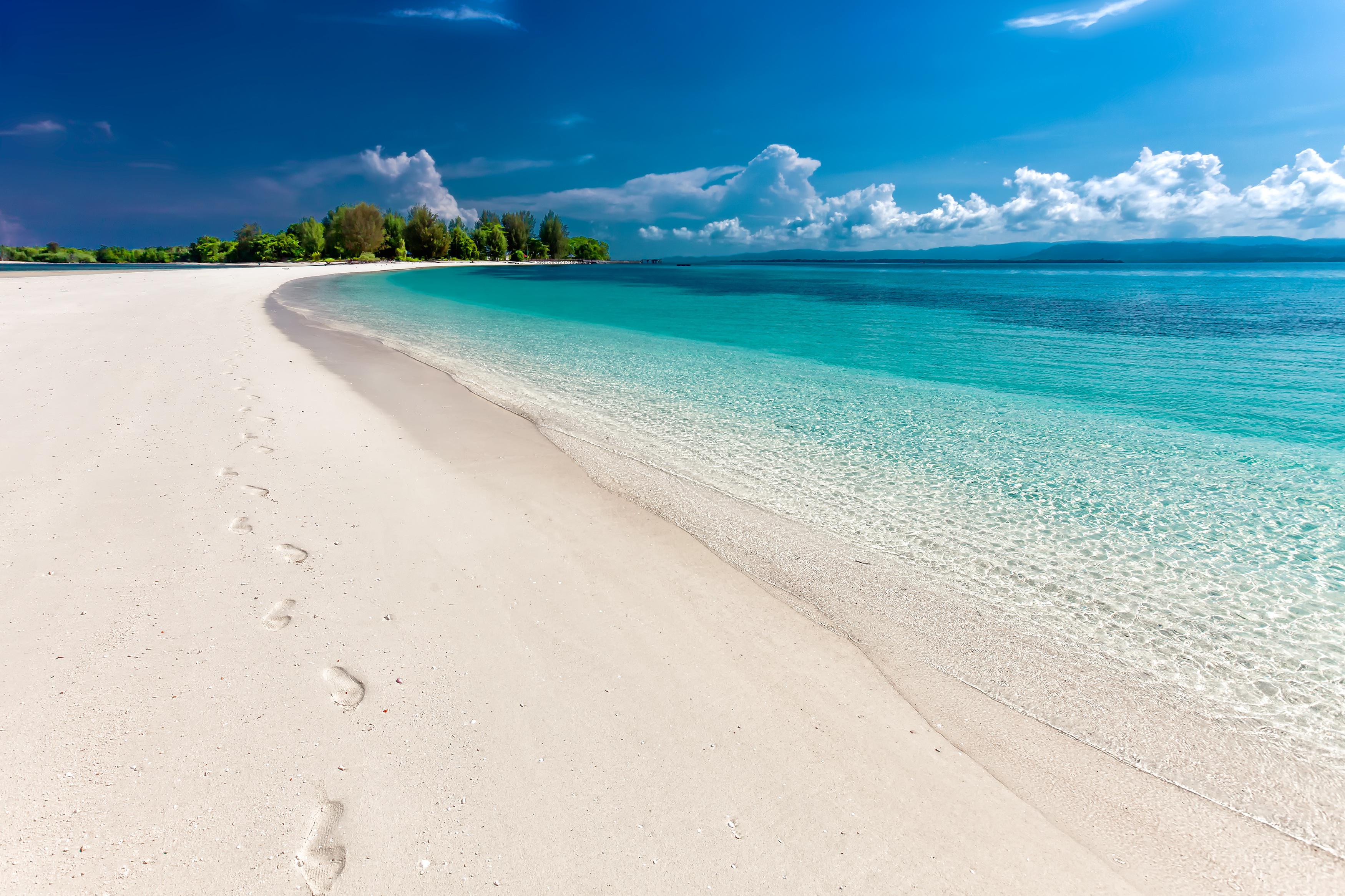 Pristine Caribbean beach
